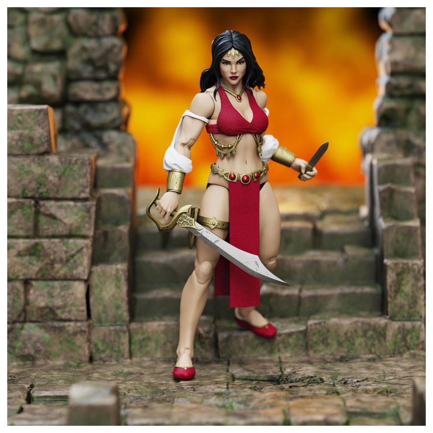 Conan the Barbarian Epic H.A.C.K.S. akcijska figura 1/12 Bêlit: Queen of the Black Coast fotografija izdelka