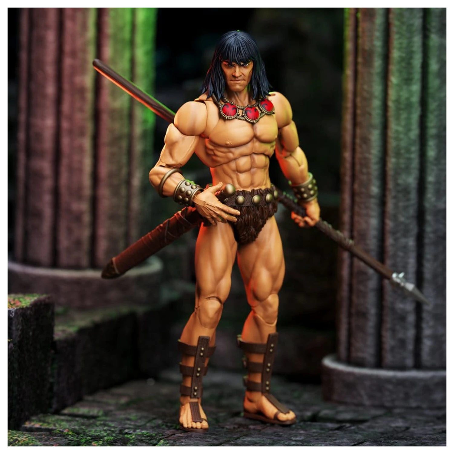 Conan the Barbarian Epic H.A.C.K.S. akcijske figure Komplet Stolp slona: Young Conan in Yag Kosha fotografija izdelka