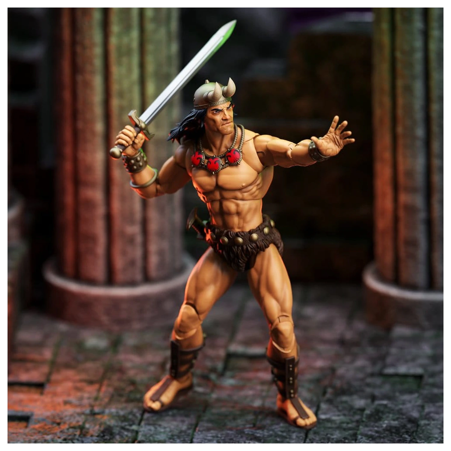 Conan the Barbarian Epic H.A.C.K.S. akcijske figure Komplet Stolp slona: Young Conan in Yag Kosha fotografija izdelka