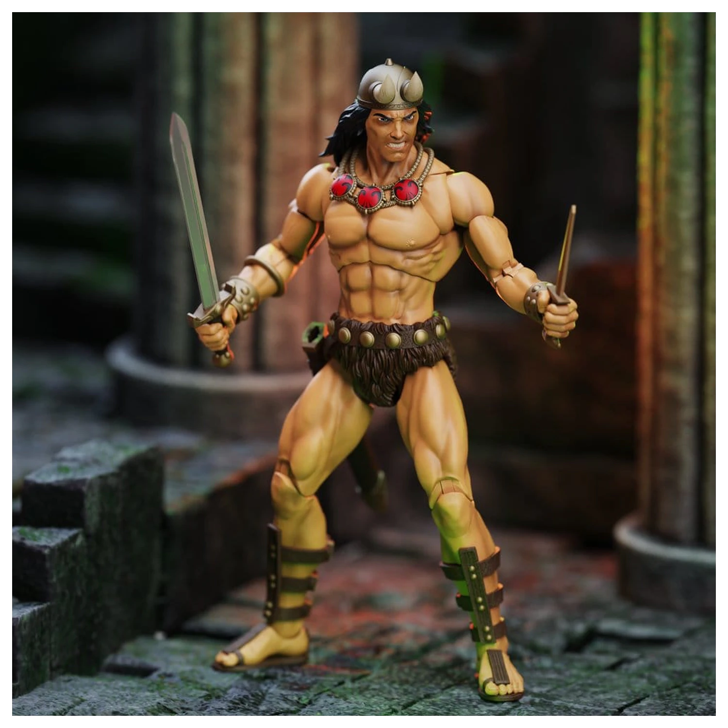 Conan the Barbarian Epic H.A.C.K.S. akcijske figure Komplet Stolp slona: Young Conan in Yag Kosha fotografija izdelka