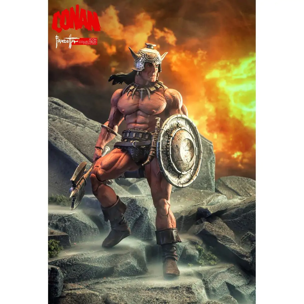 Conan the Barbarian Frazetta Icon figura 17 cm fotografija izdelka