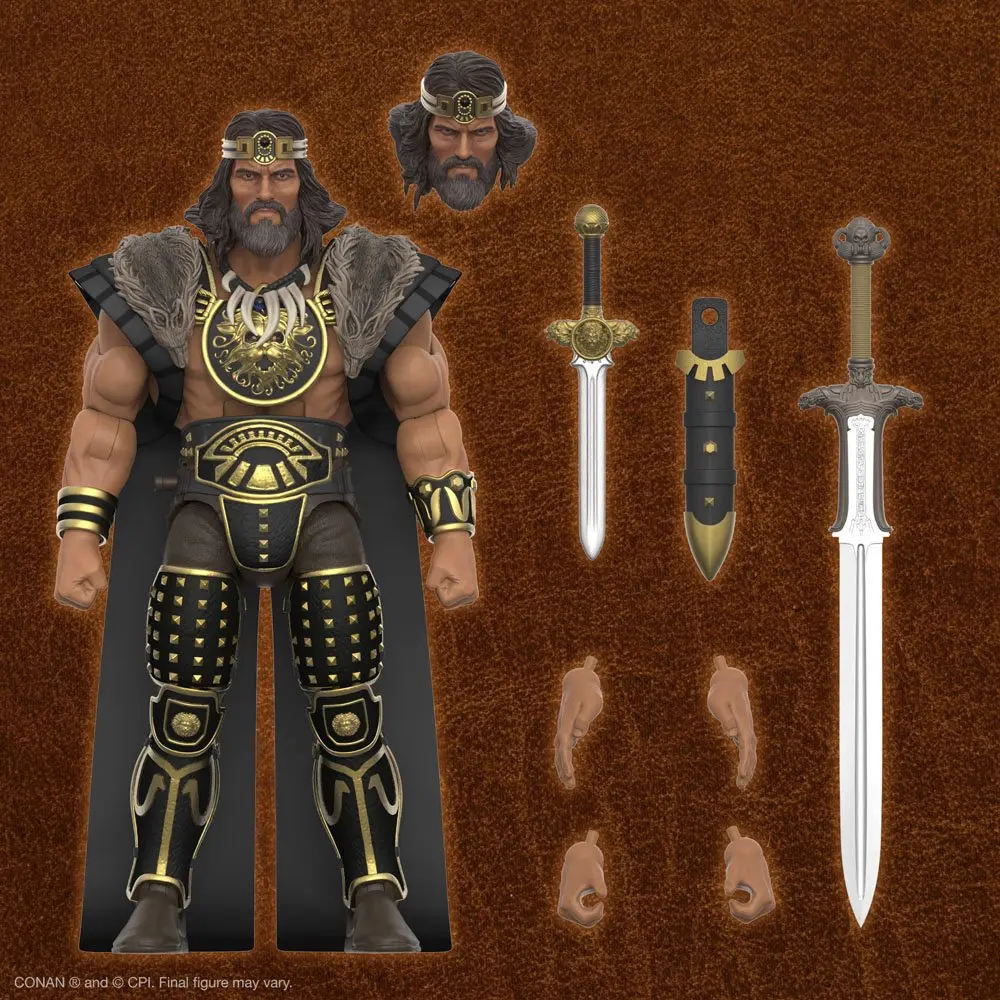 Conan the Barbarian Ultimates Akcijska Figura King Conan 18 cm fotografija izdelka