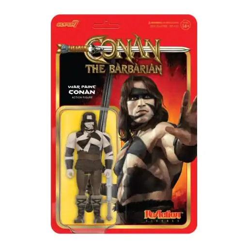 Conan The Barbarian ReAction Akcijska Figura Wave 02 Conan (War Paint) 10 cm fotografija izdelka