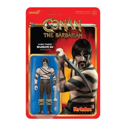 Conan The Barbarian ReAction akcijska figura Wave 02 Subotai (War Paint) 10 cm fotografija izdelka