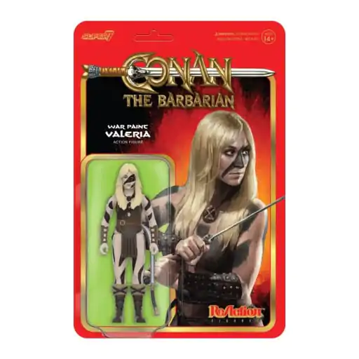 Conan The Barbarian ReAction Akcijska figura Wave 02 Valeria (War Paint) 10 cm fotografija izdelka