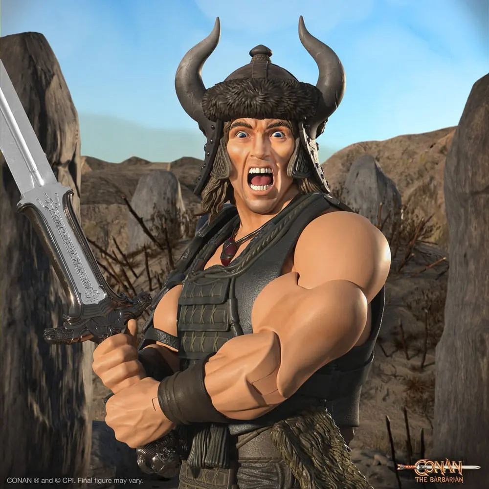 Conan the Barbarian Ultimates Akcijska Figura Conan (Battle of the Mounds) 18 cm fotografija izdelka