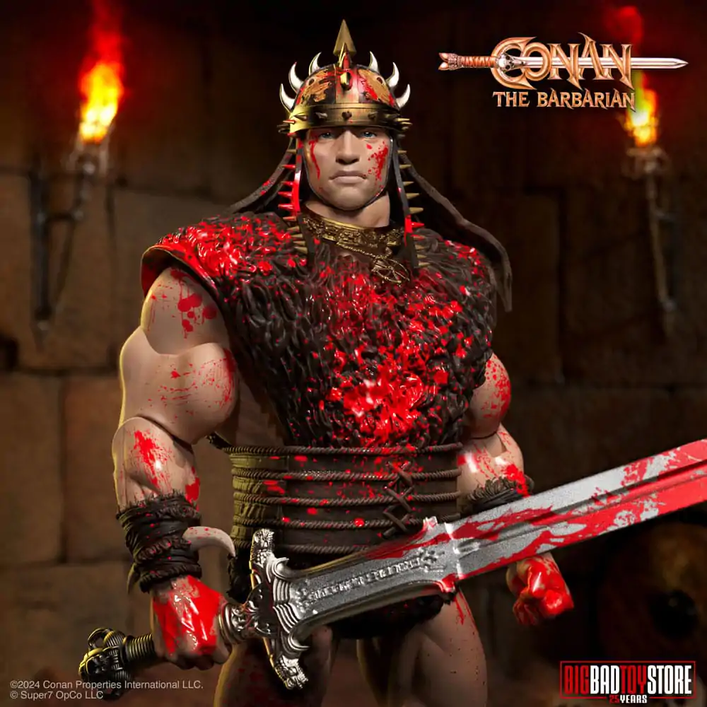 Conan the Barbarian Ultimates akcijska figura Conan Blood Soaked Pit Fighter 18 cm fotografija izdelka