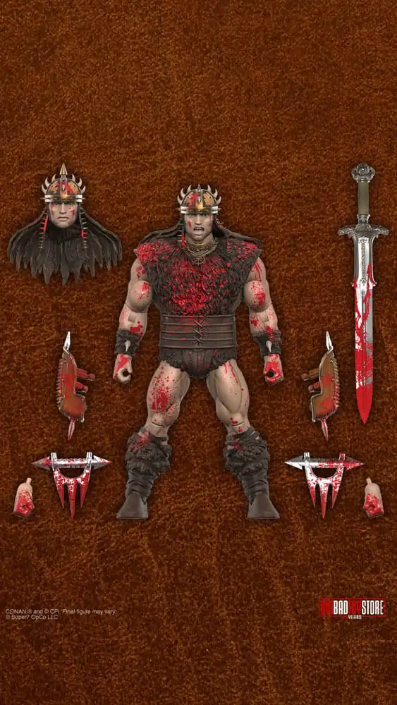 Conan the Barbarian Ultimates akcijska figura Conan Blood Soaked Pit Fighter 18 cm fotografija izdelka