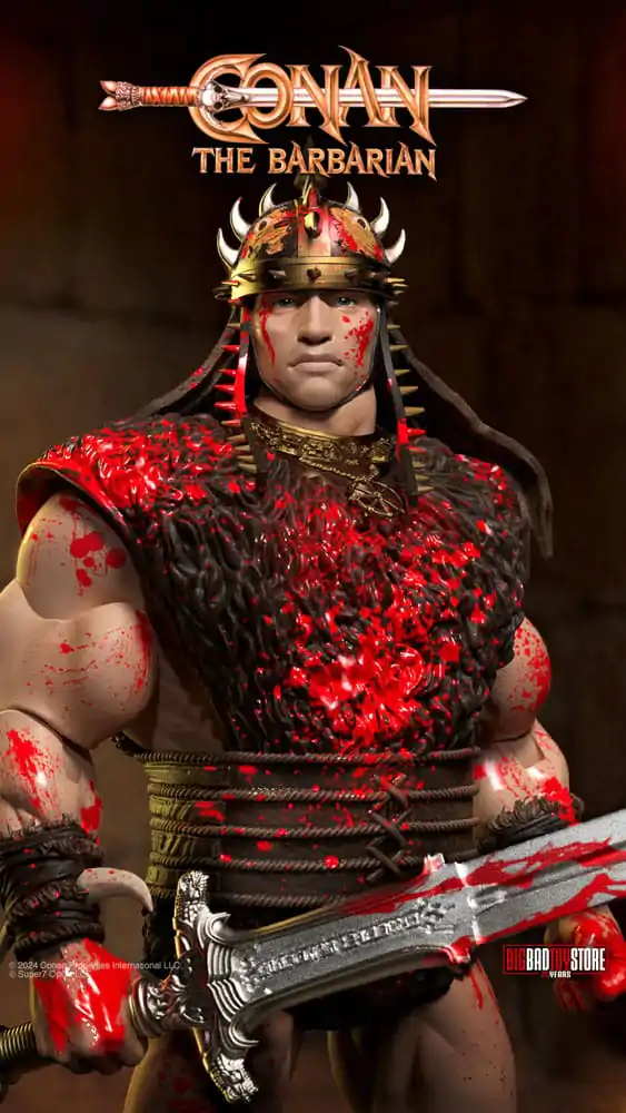 Conan the Barbarian Ultimates akcijska figura Conan Blood Soaked Pit Fighter 18 cm fotografija izdelka