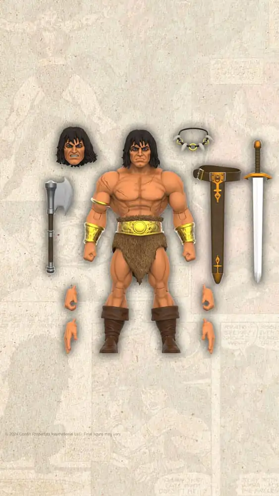 Conan the Barbarian Ultimates akcijska figura Conan The Barbarian 18 cm fotografija izdelka