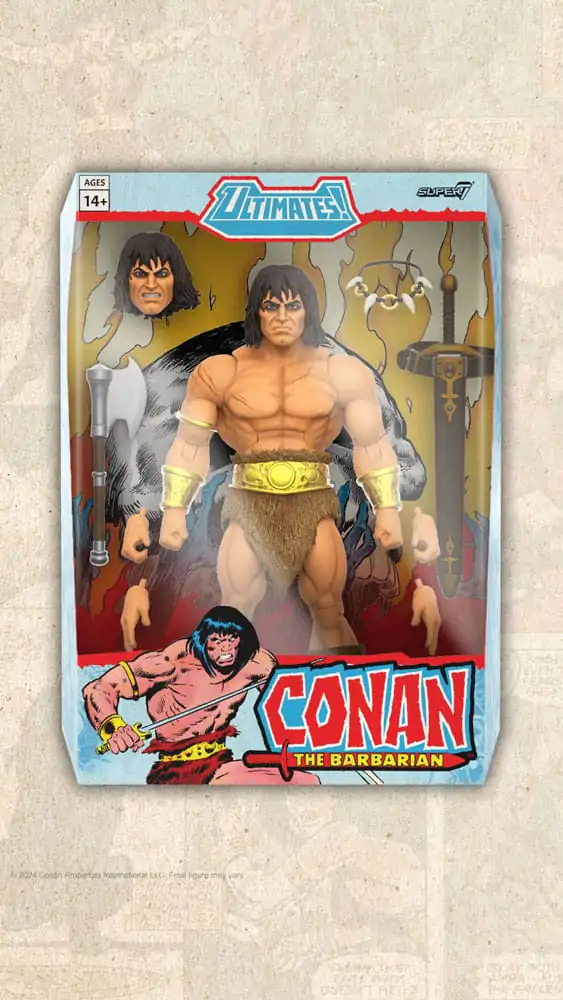 Conan the Barbarian Ultimates akcijska figura Conan The Barbarian 18 cm fotografija izdelka