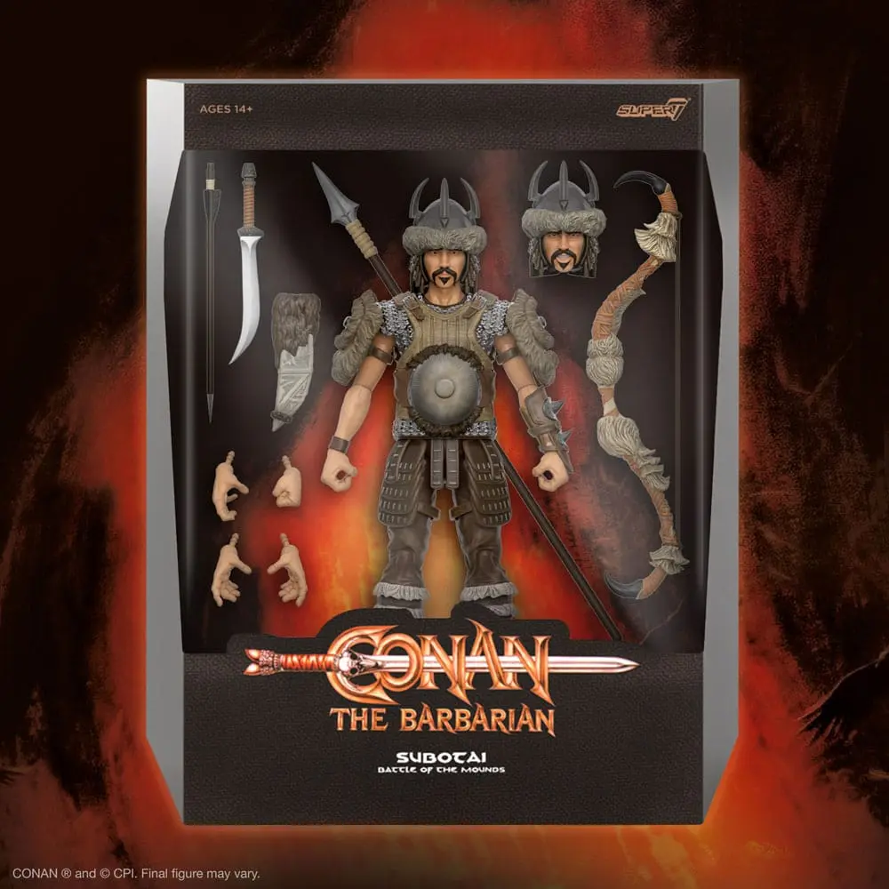 Conan the Barbarian Ultimates Akcijska figura Subotai (Battle of the Mounds) 18 cm fotografija izdelka