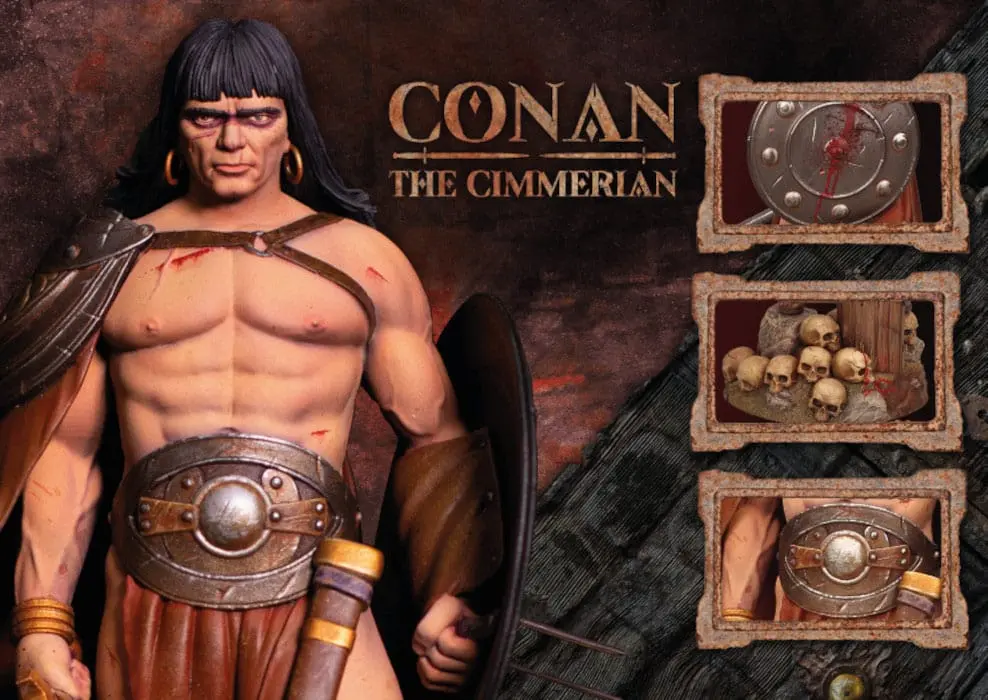 Conan The Cimmerier PVC Kip 1/10 Sanjulián 23 cm fotografija izdelka