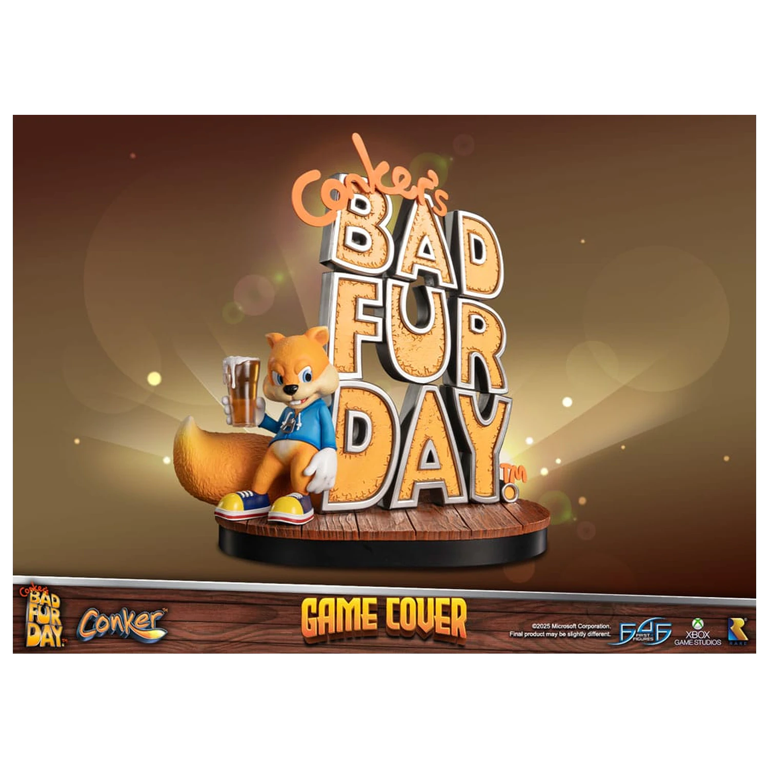 Conker´s Bad Fur Day kip Game Cover Exclusive Edition 45 cm fotografija izdelka