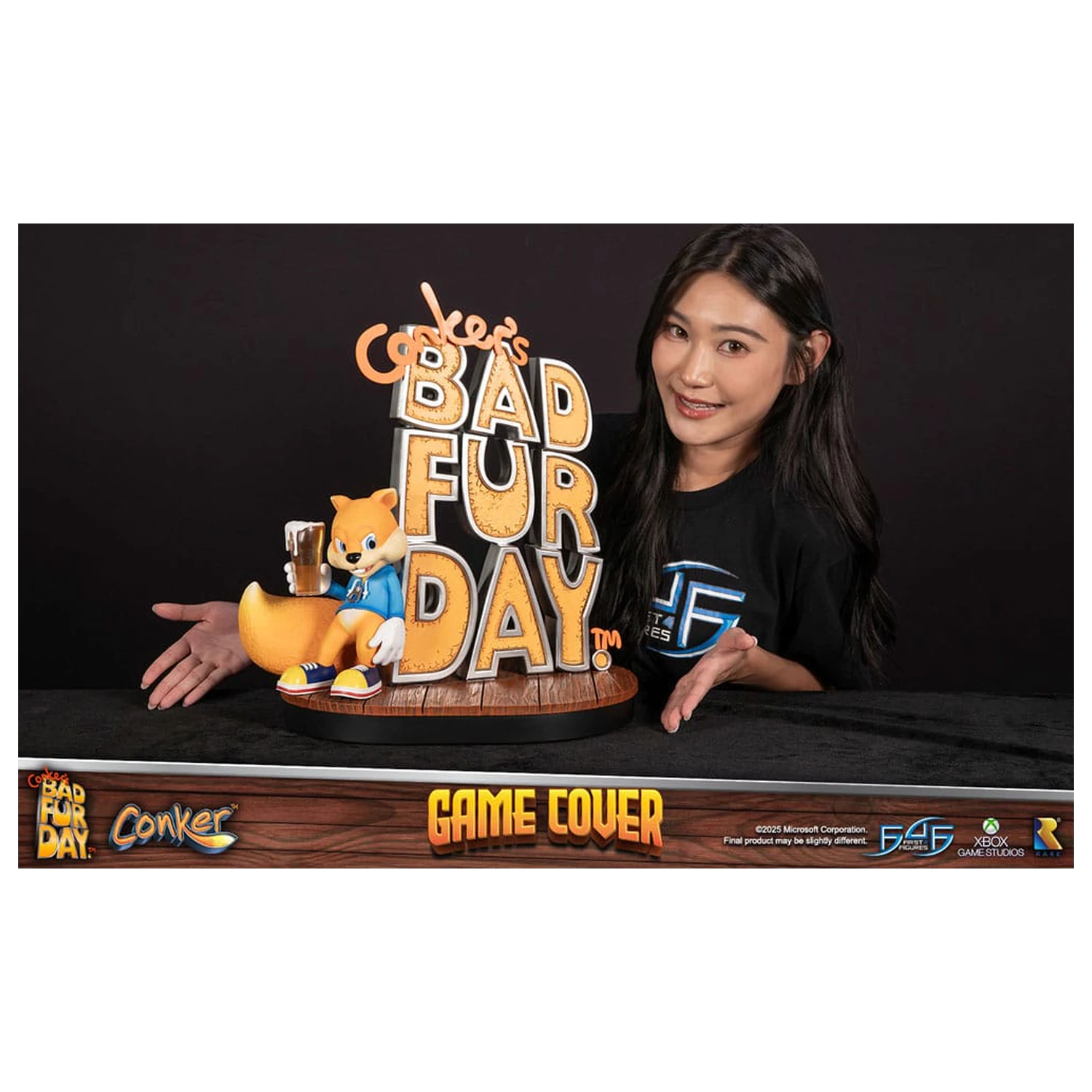 Conker´s Bad Fur Day kip Game Cover Exclusive Edition 45 cm fotografija izdelka