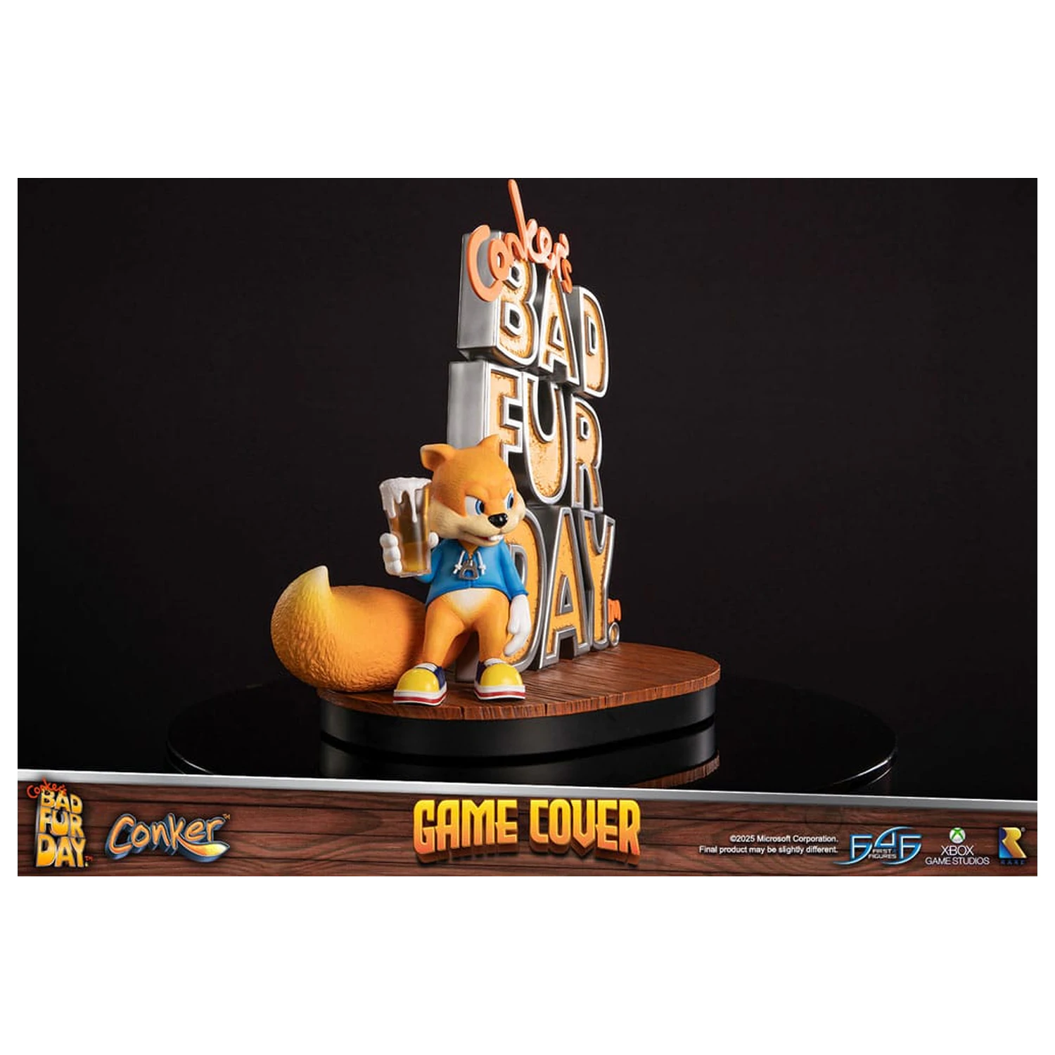 Conker´s Bad Fur Day kip Game Cover Exclusive Edition 45 cm fotografija izdelka