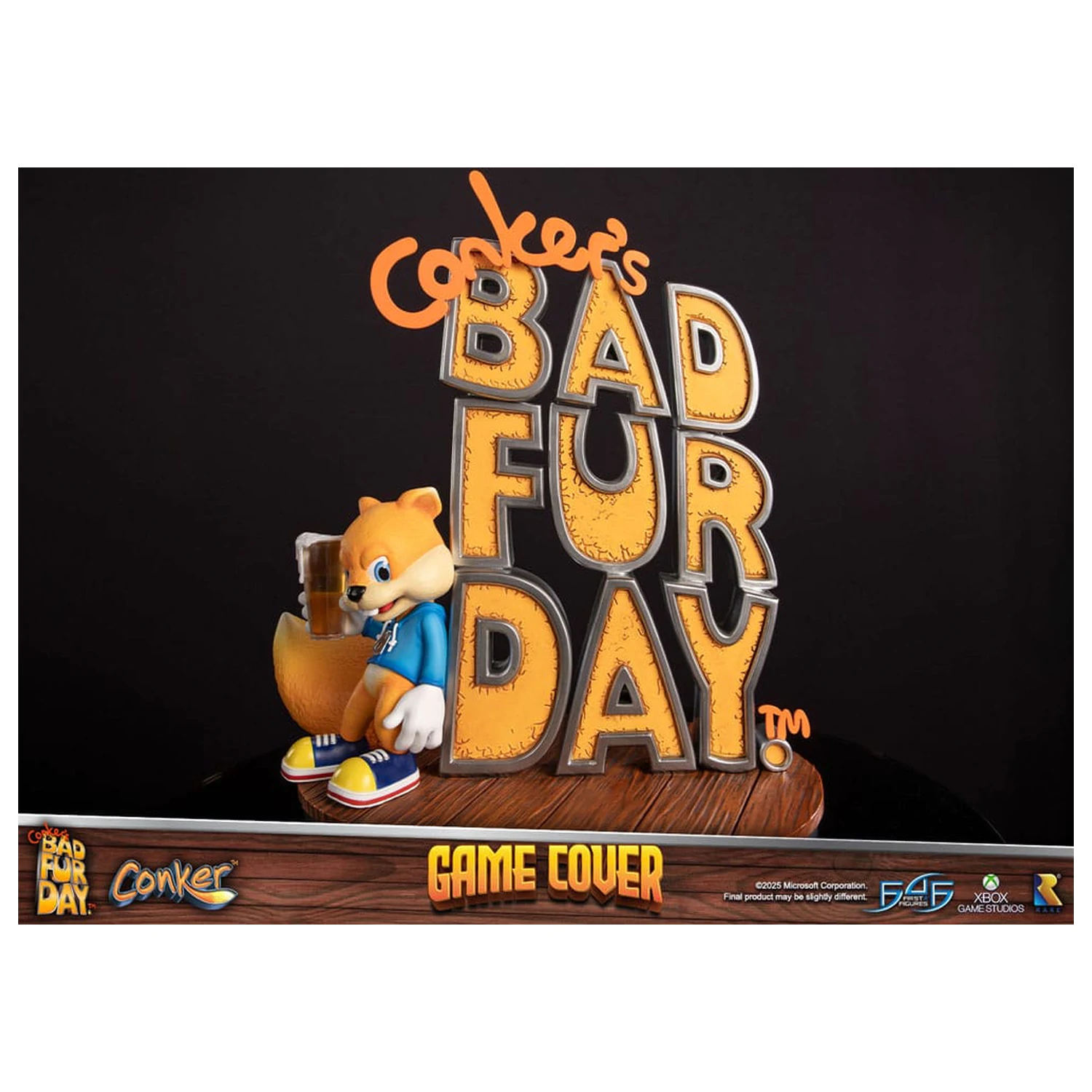 Conker´s Bad Fur Day kip Game Cover Exclusive Edition 45 cm fotografija izdelka