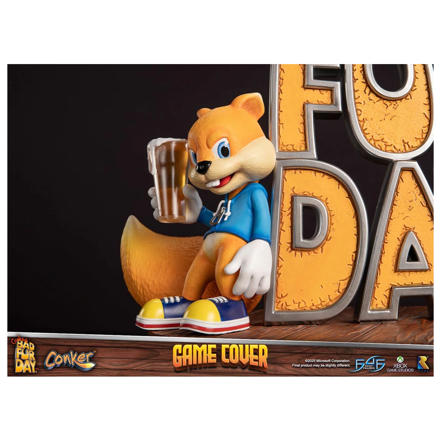 Conker´s Bad Fur Day kip Game Cover Exclusive Edition 45 cm fotografija izdelka