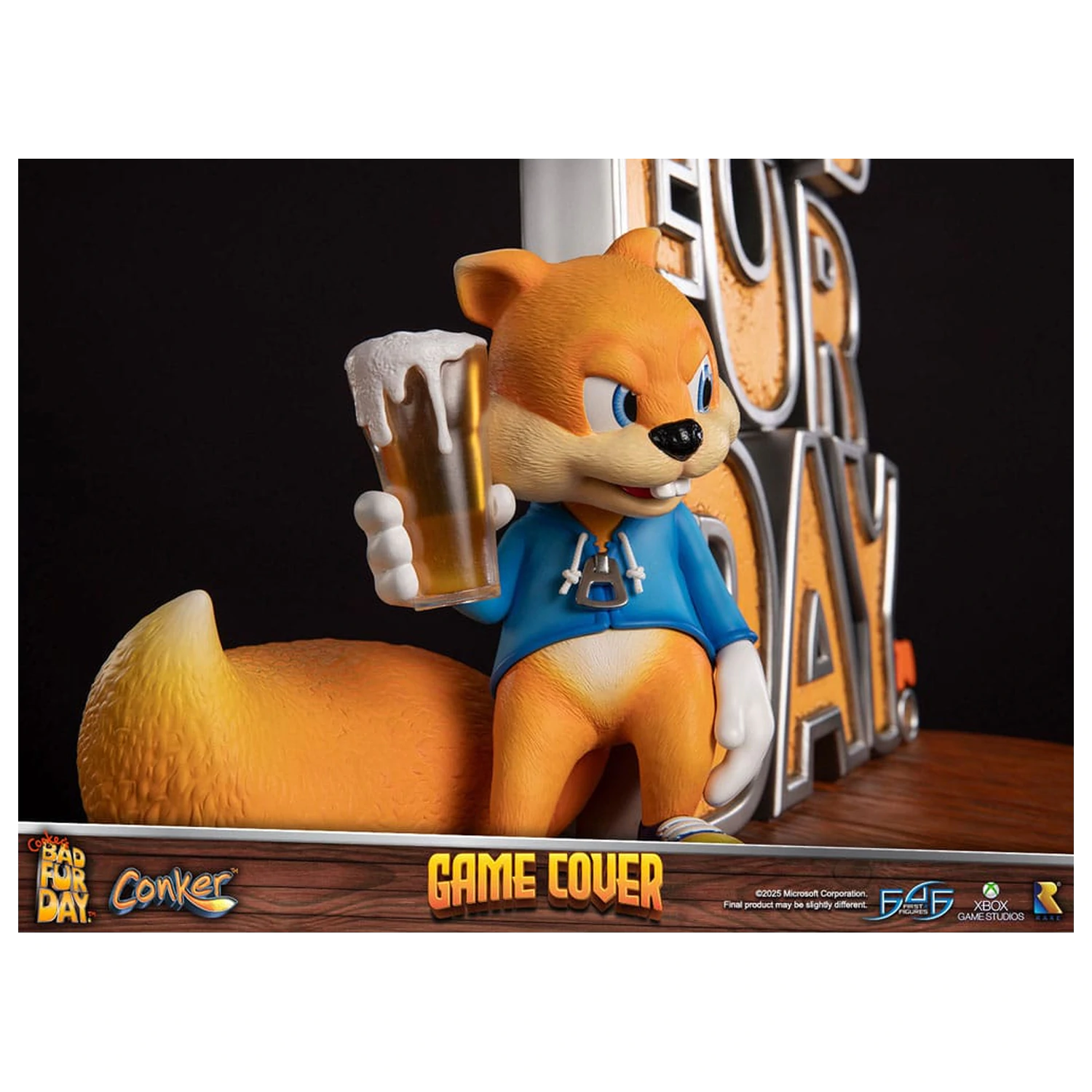 Conker´s Bad Fur Day kip Game Cover Exclusive Edition 45 cm fotografija izdelka