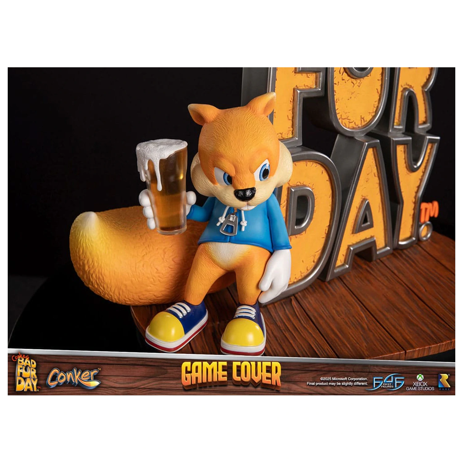 Conker´s Bad Fur Day kip Game Cover Exclusive Edition 45 cm fotografija izdelka