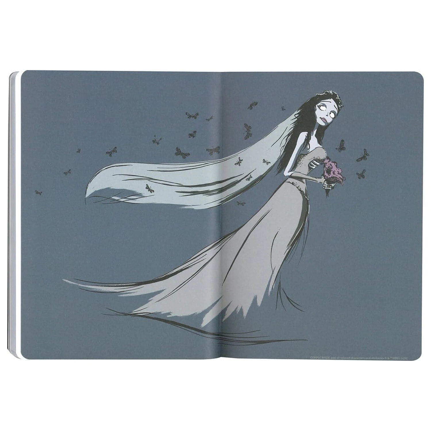 Corpse Bride zvezek z mehkimi platnicami Emily 21 cm fotografija izdelka