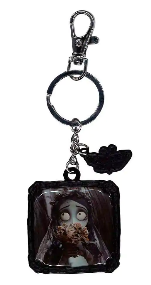 Corpse Bride Metal Keychain Cvetlice fotografija izdelka