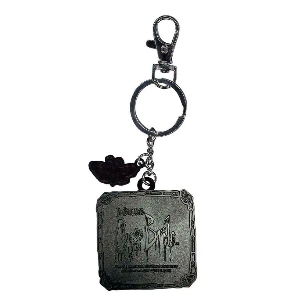 Corpse Bride Metal Keychain Cvetlice fotografija izdelka