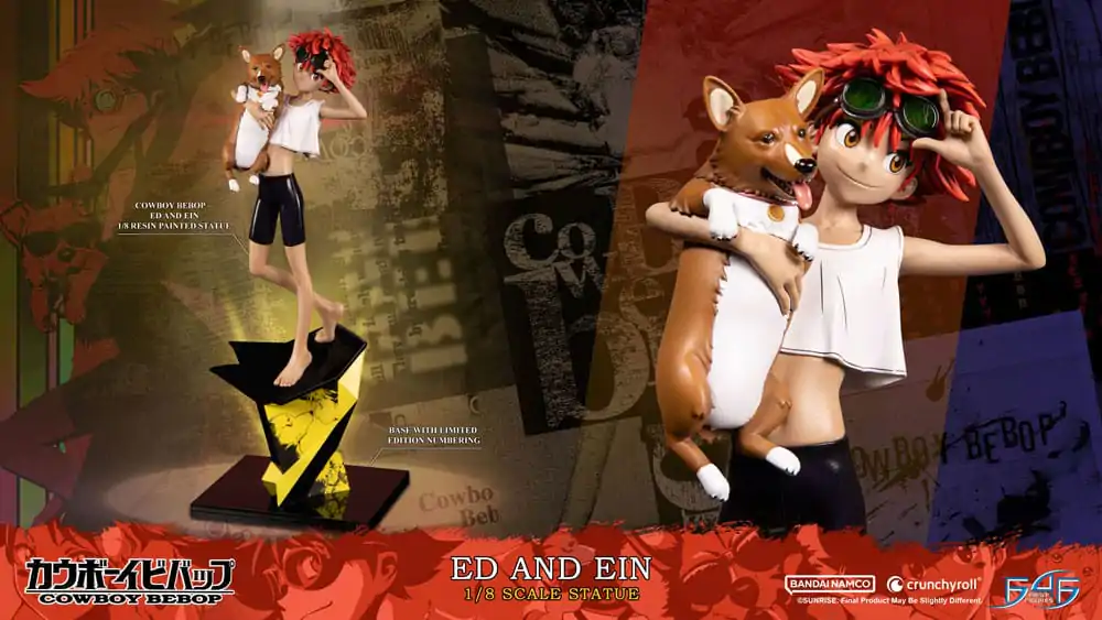 Cowboy Bebop Kip 1/8 Ed & Ein 28 cm fotografija izdelka