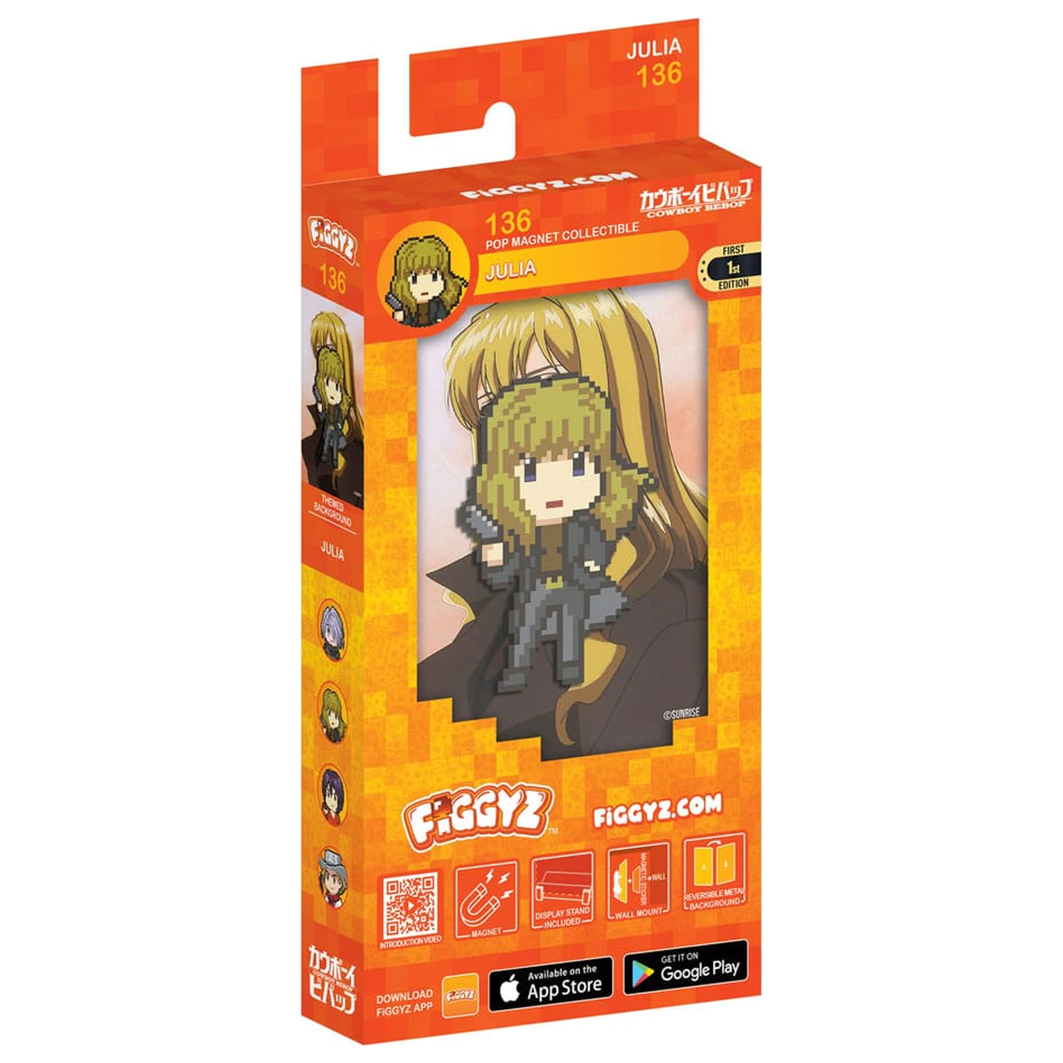 Cowboy Bebop FiGGYZ magnet zbirateljski Julia 11 cm fotografija izdelka