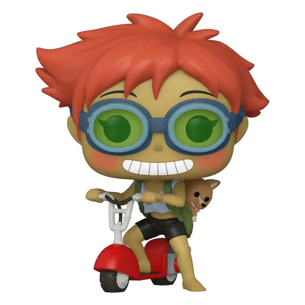 Cowboy Bebop POP! Animation Vinilna Figura Edward na Skuterju z Ein 9 cm fotografija izdelka