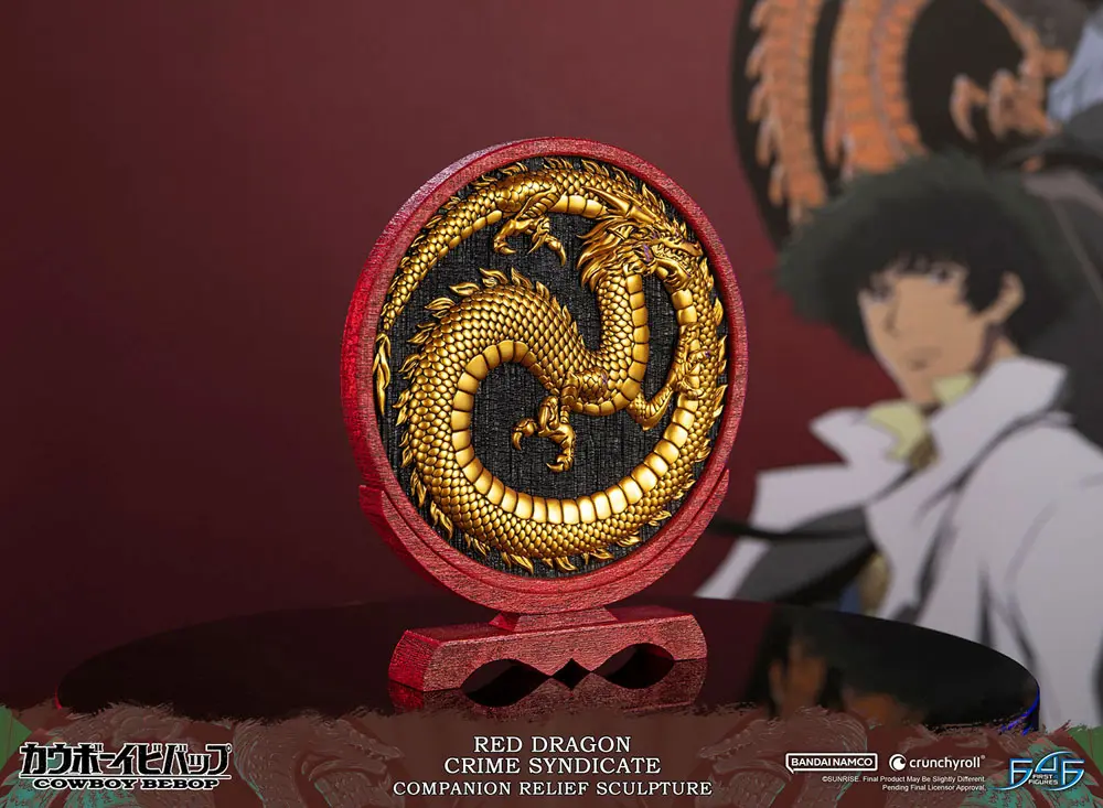 Cowboy Bebop skulptura Red Dragon Crime Syndicate spremljevalni relief 35 cm fotografija izdelka