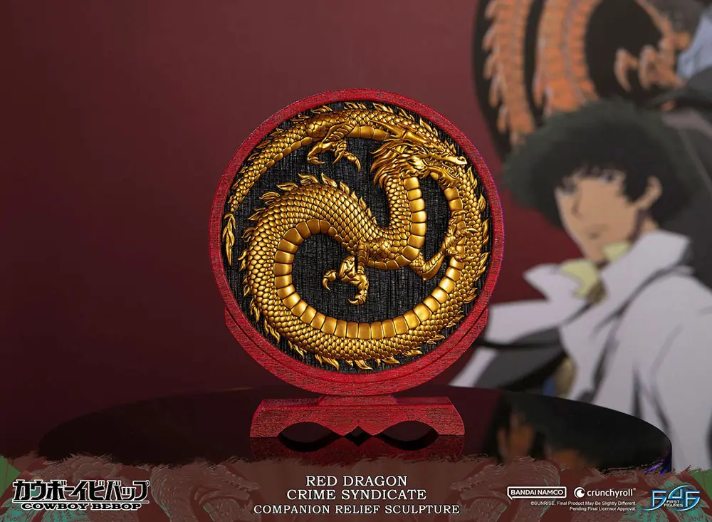 Cowboy Bebop skulptura Red Dragon Crime Syndicate spremljevalni relief 35 cm fotografija izdelka