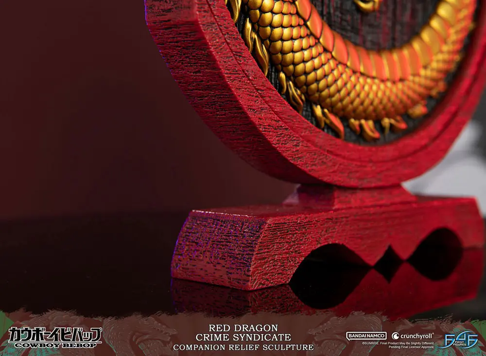 Cowboy Bebop skulptura Red Dragon Crime Syndicate spremljevalni relief 35 cm fotografija izdelka