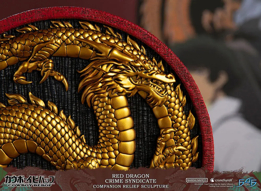 Cowboy Bebop skulptura Red Dragon Crime Syndicate spremljevalni relief 35 cm fotografija izdelka