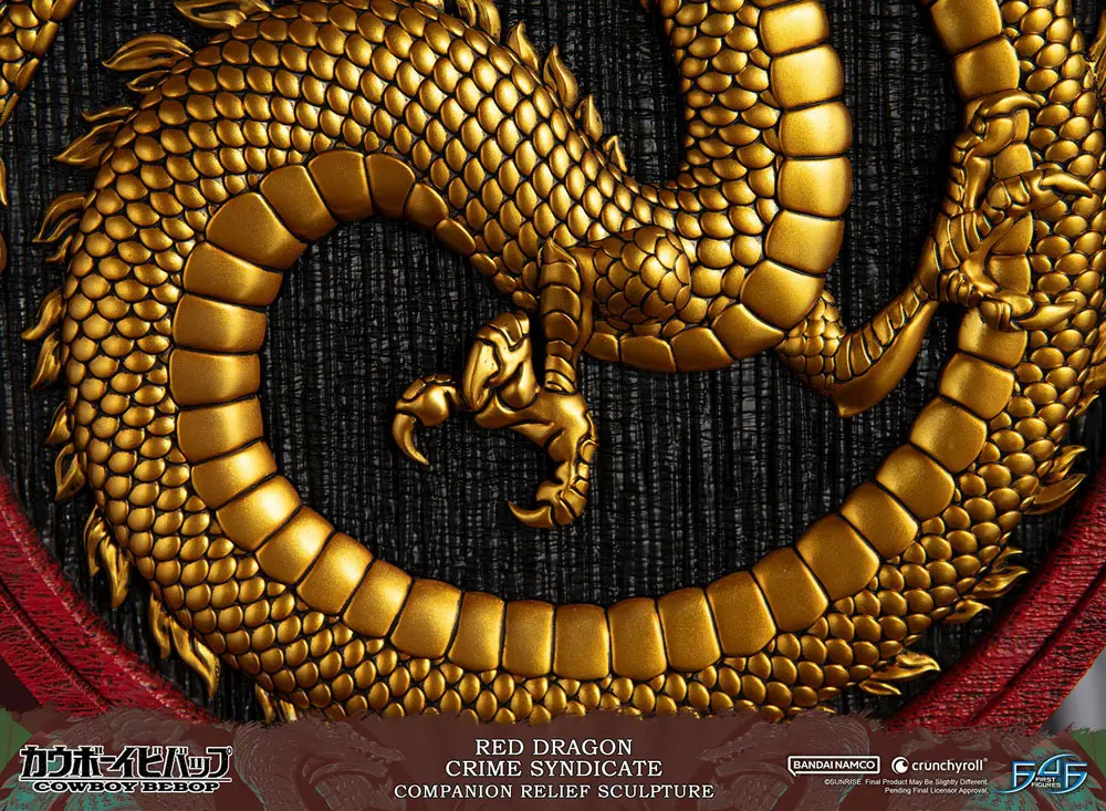 Cowboy Bebop skulptura Red Dragon Crime Syndicate spremljevalni relief 35 cm fotografija izdelka