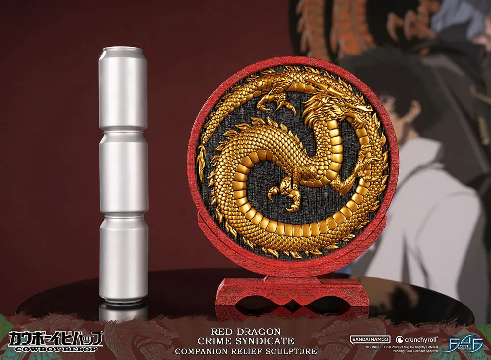 Cowboy Bebop skulptura Red Dragon Crime Syndicate spremljevalni relief 35 cm fotografija izdelka
