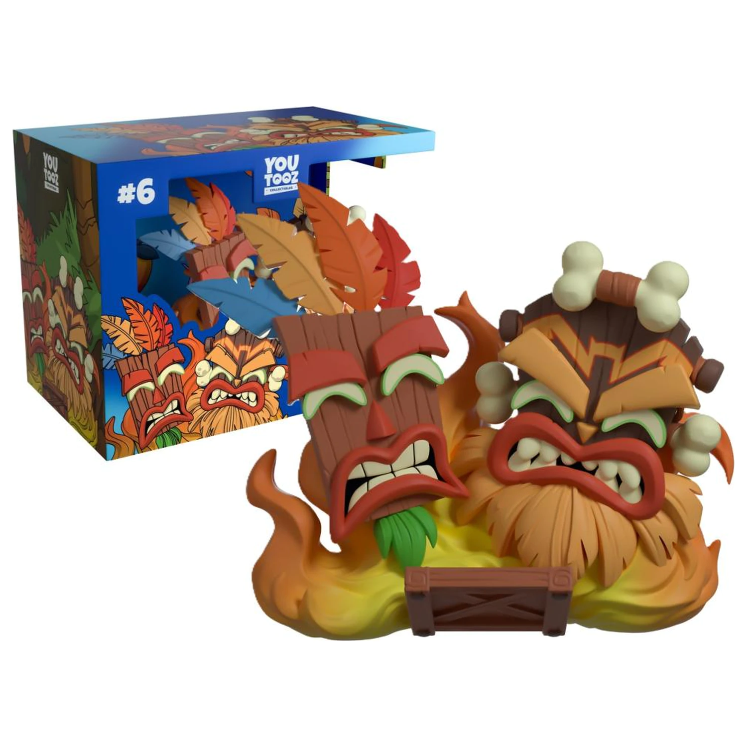 Crash Bandicoot Aku Aku & Uka Uka figura 9 cm fotografija izdelka