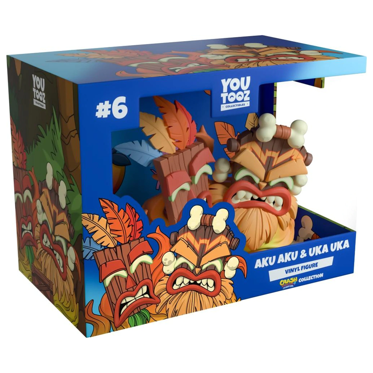 Crash Bandicoot Aku Aku & Uka Uka figura 9 cm fotografija izdelka