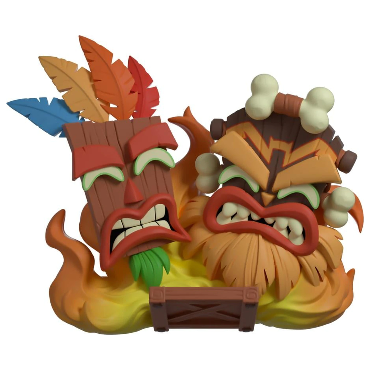 Crash Bandicoot Aku Aku & Uka Uka figura 9 cm fotografija izdelka