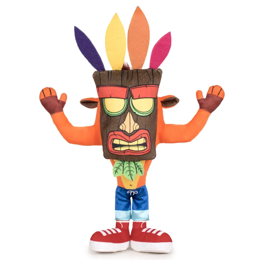 Crash Bandicoot Maska plišasta igrača 21cm fotografija izdelka