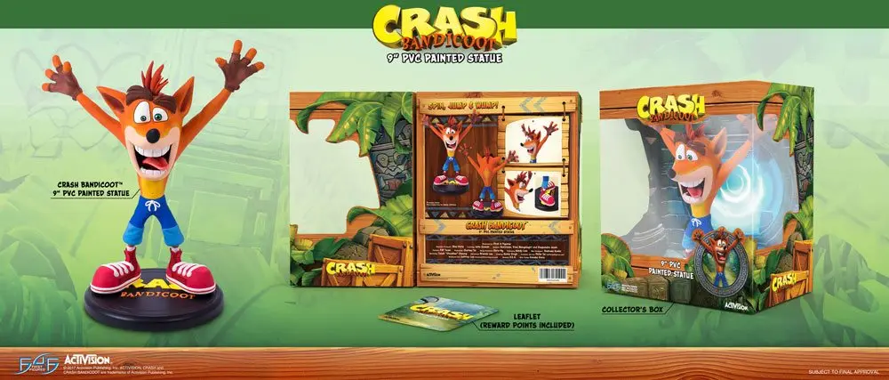 Crash Bandicoot N. Sane Trilogy PVC kip Crash Bandicoot 23 cm fotografija izdelka
