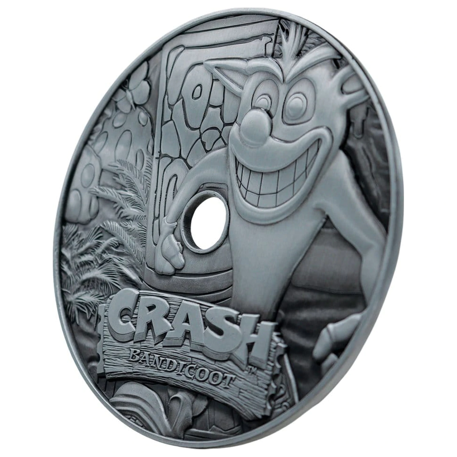 Crash Bandicoot Replika Kovinski CD-ROM Zbirateljski Izdelek Omejena Izdaja 11 cm fotografija izdelka