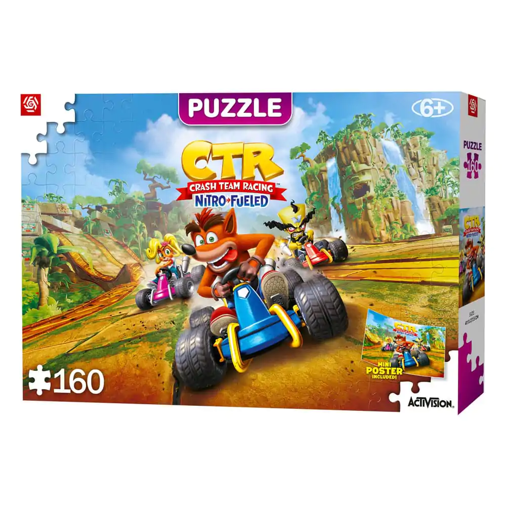 Crash Bandicoot Otroške puzzle Team Racing Nitro-Fueled (160 kosov) fotografija izdelka