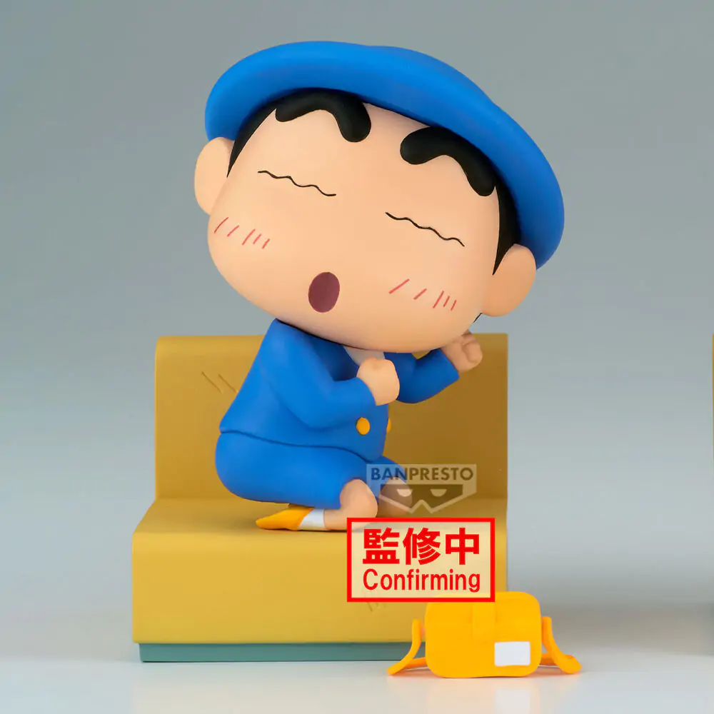 Crayon Shinchan Nakayoshi Memories Let's Go To Kindergarten Shinnosuke figura 10cm fotografija izdelka