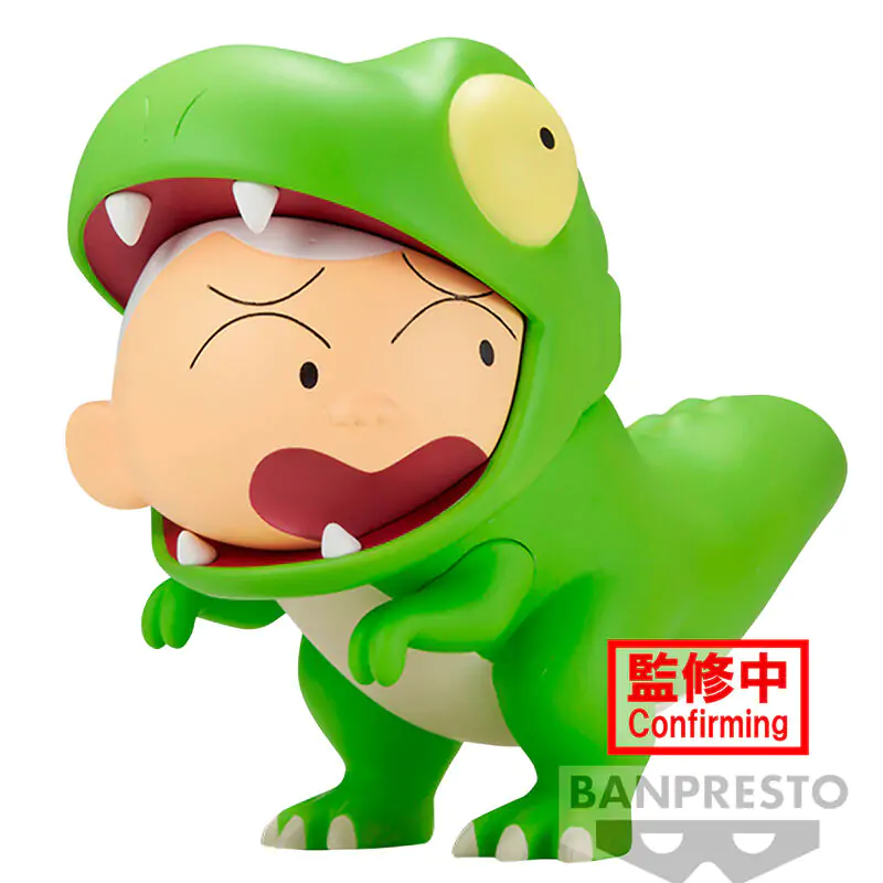 Crayon Shinchan Our Dinosaur Diary Kasukabe Boueitai Tyrannosaurus Masao-kun figura 11 cm fotografija izdelka