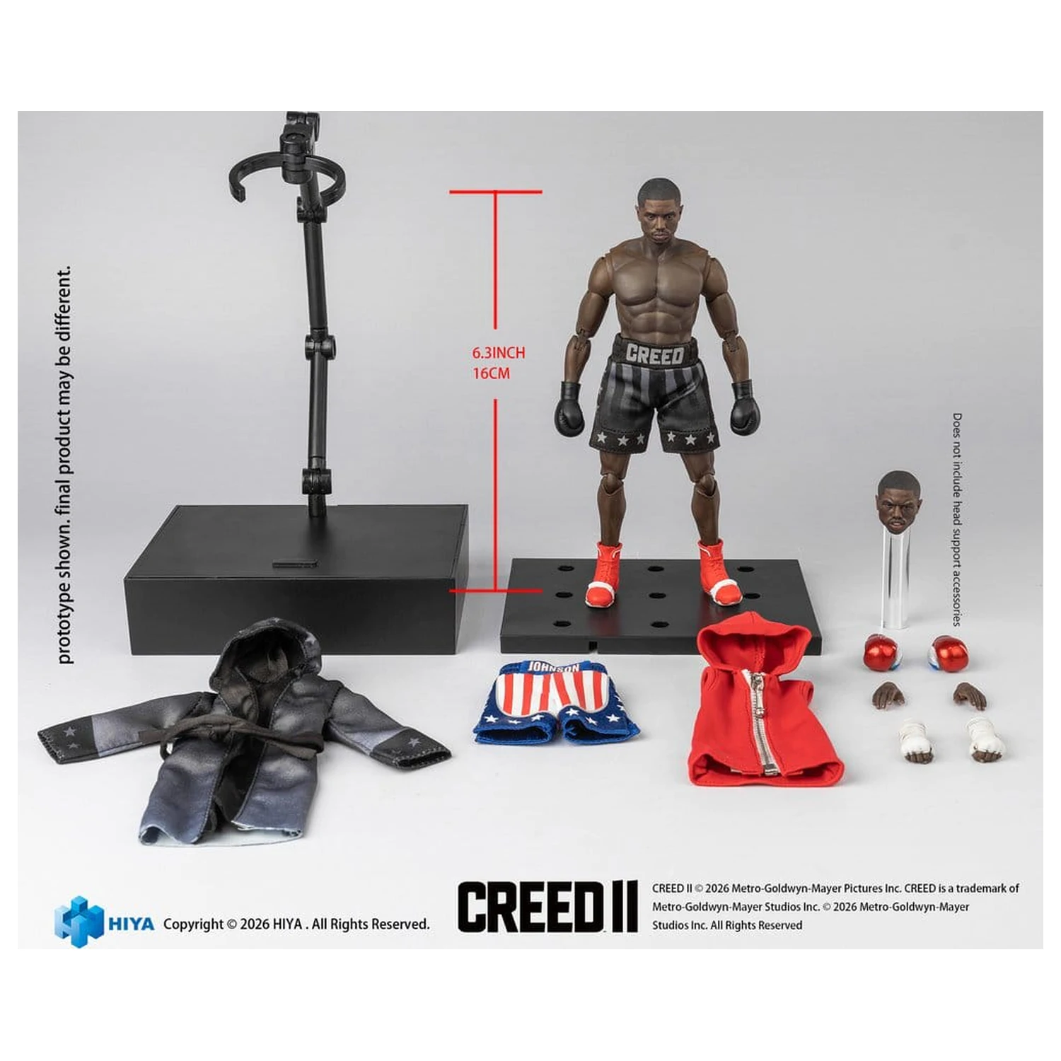 Creed II Izvrstna super akcijska figura 1/12 Adonis Creed 16 cm fotografija izdelka
