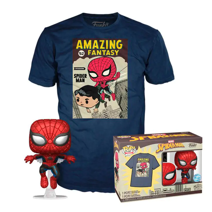 Marvel Spiderman Funko POP! & Majica Box Comic Cover fotografija izdelka