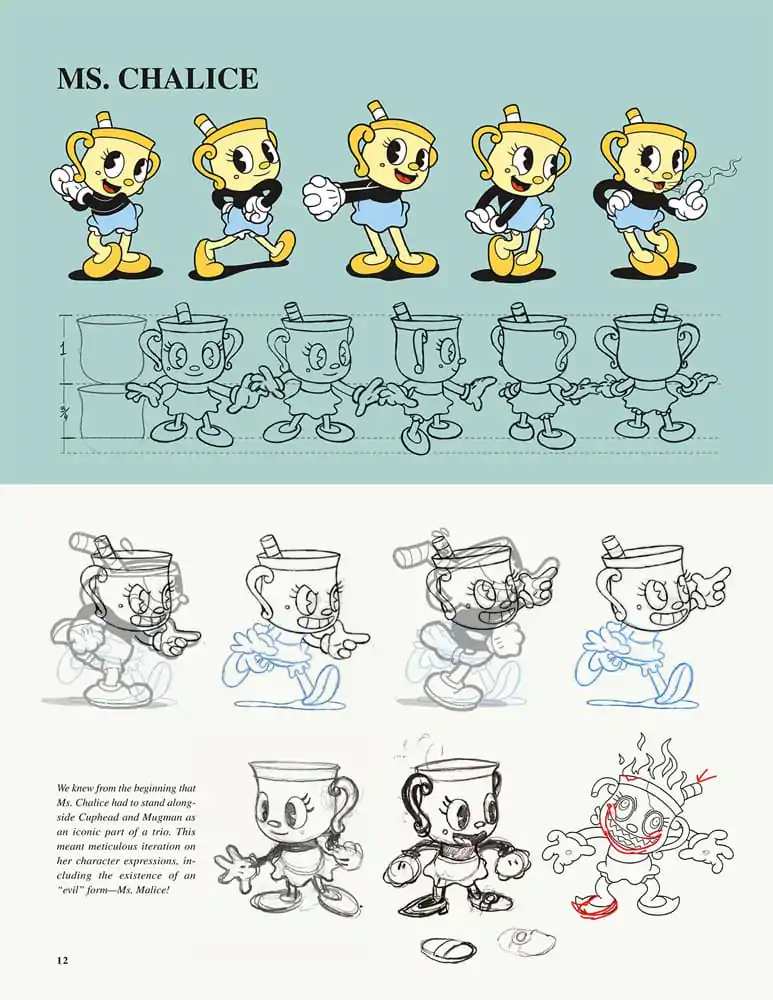 Cuphead Umetniška knjiga The Art of Cuphead: The Delicious Last Course fotografija izdelka