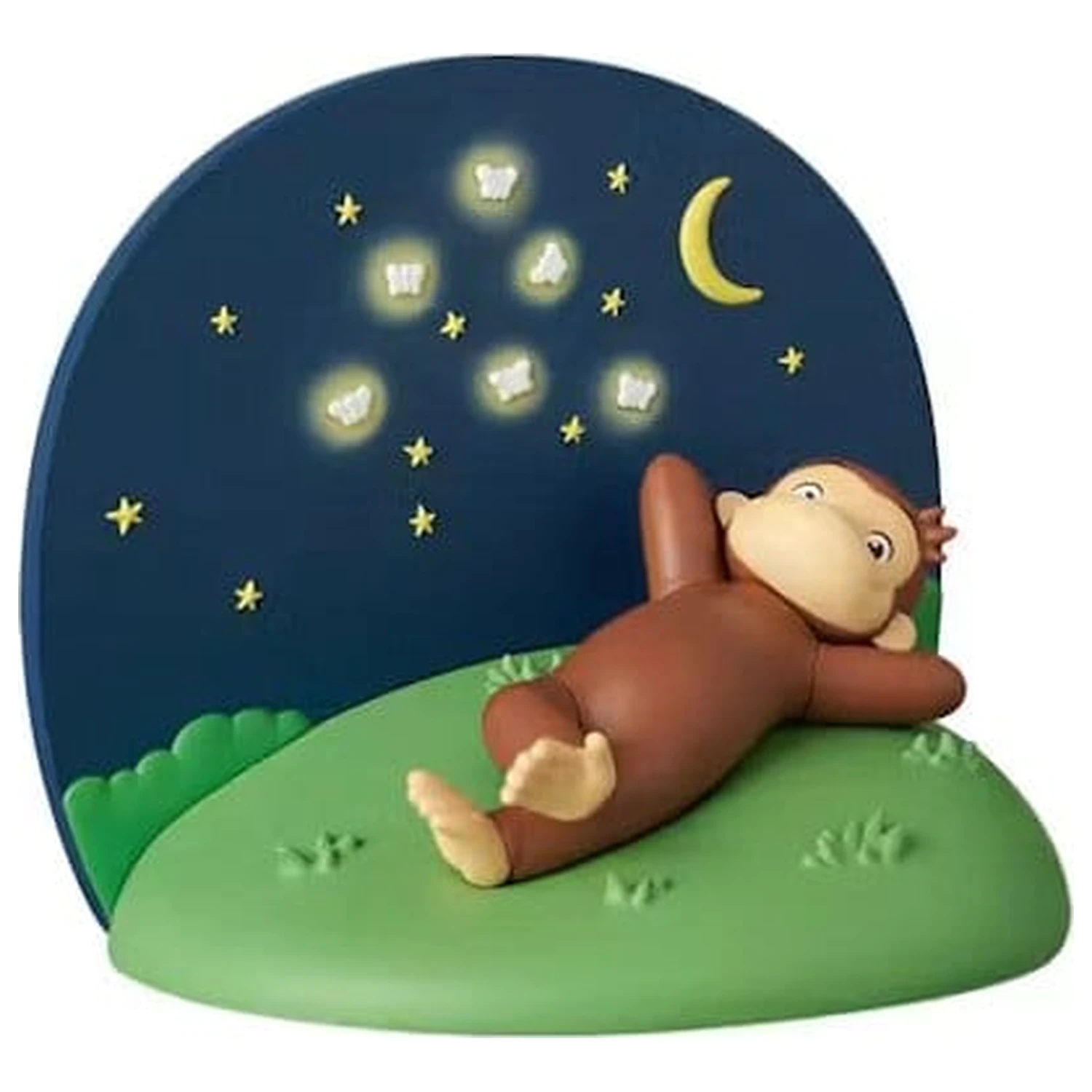 Curious George UDF Mini figura leži razprostrta 6 cm fotografija izdelka