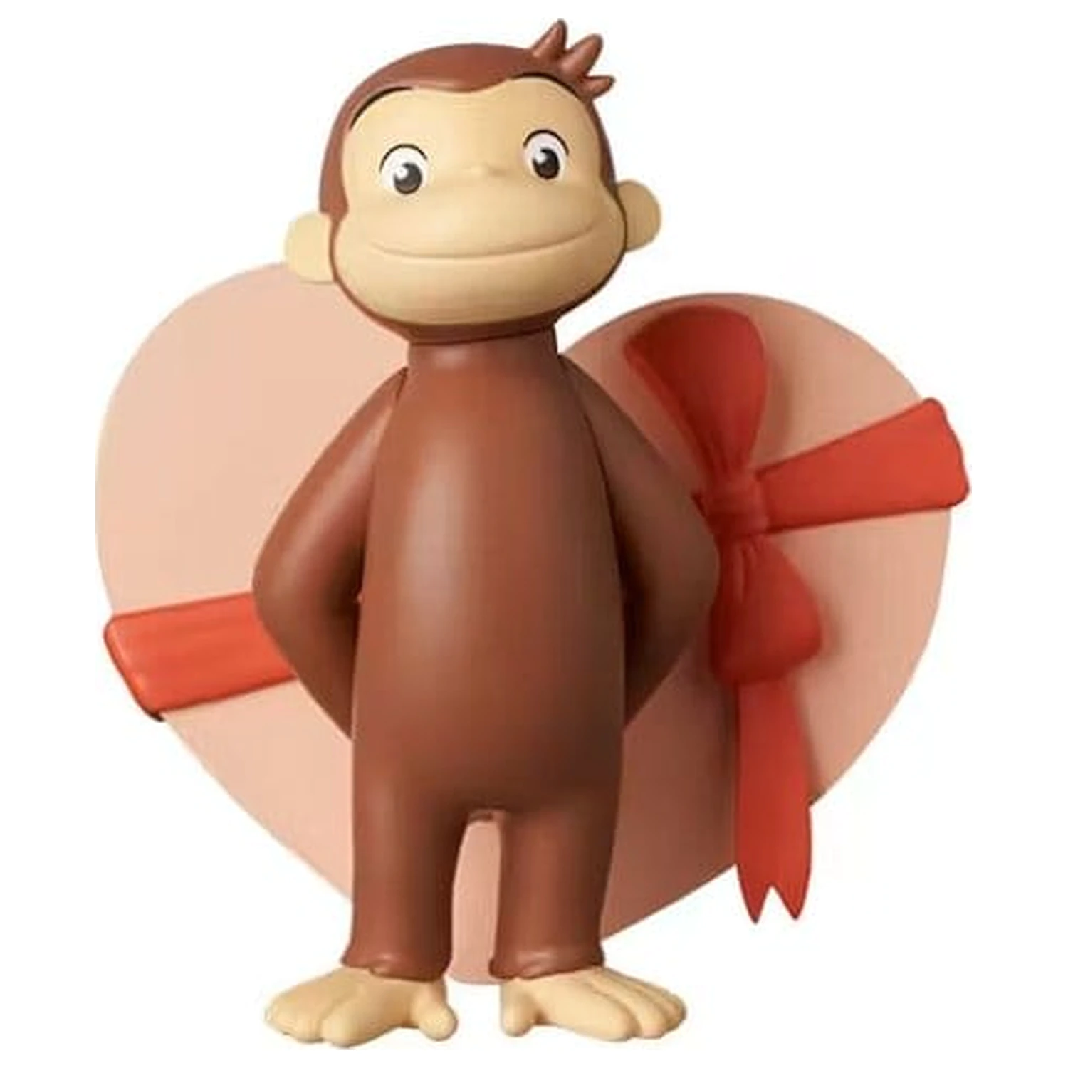 Curious George UDF Mini figura s srcem 6 cm fotografija izdelka